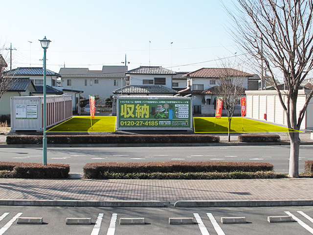 広いお客様専用駐車スペース